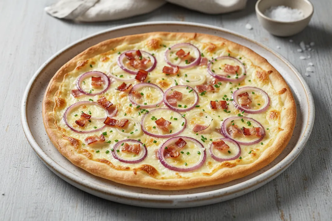 Elsässer Flammkuchen (Flammkuchen)