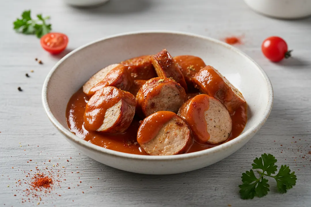 Currywurst mit Curryketchup