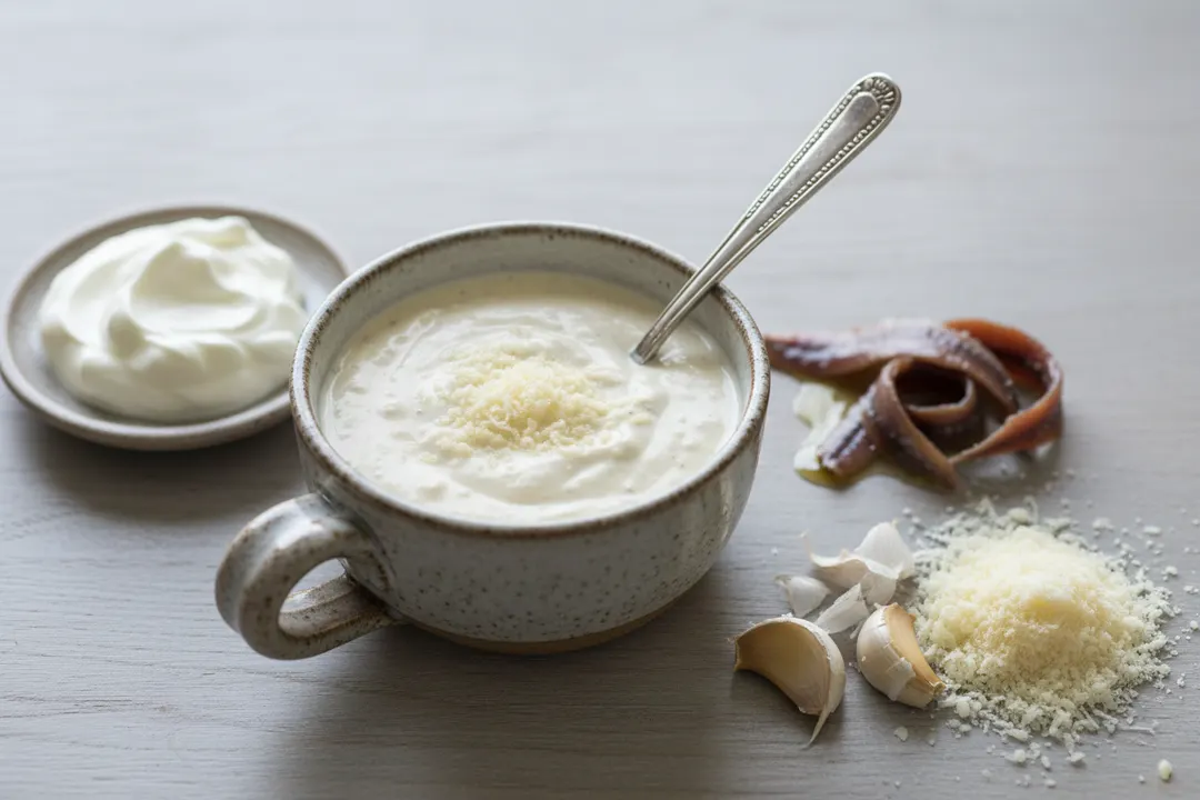 Proteinreiches Caesar-Dressing (Greek Yogurt)