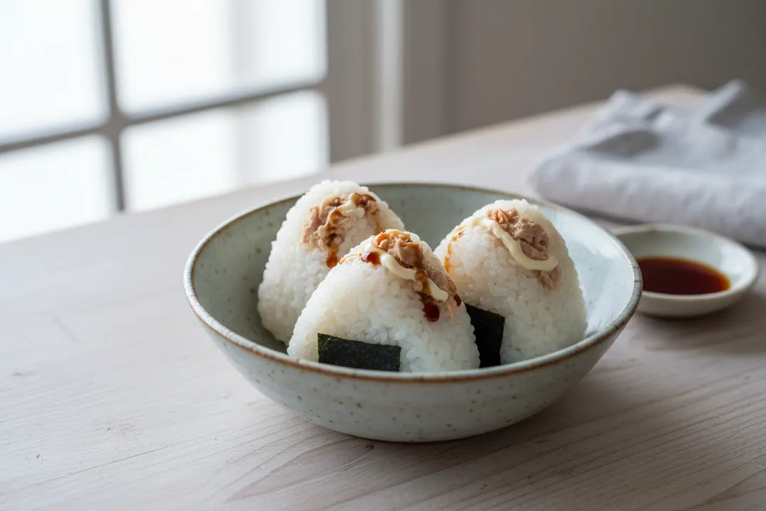 Japanische Onigiri-Reisbällchen