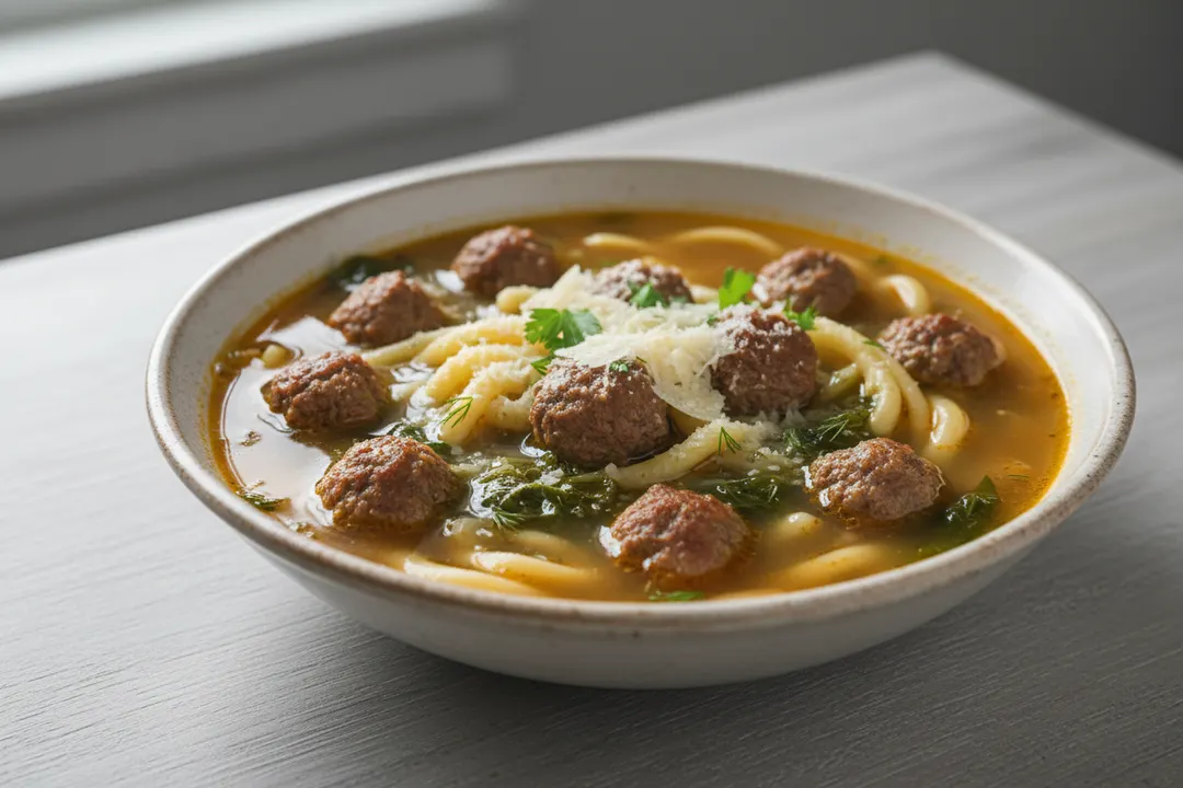 Italienische Hochzeitssuppe