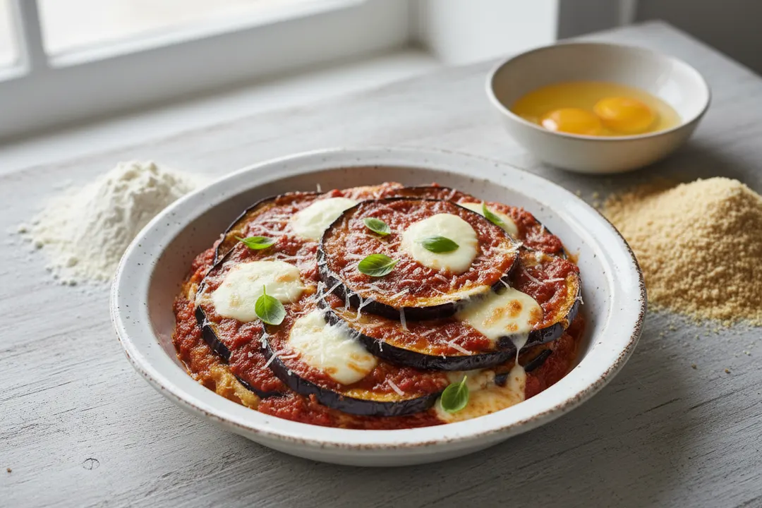 Aubergine Parmigiana
