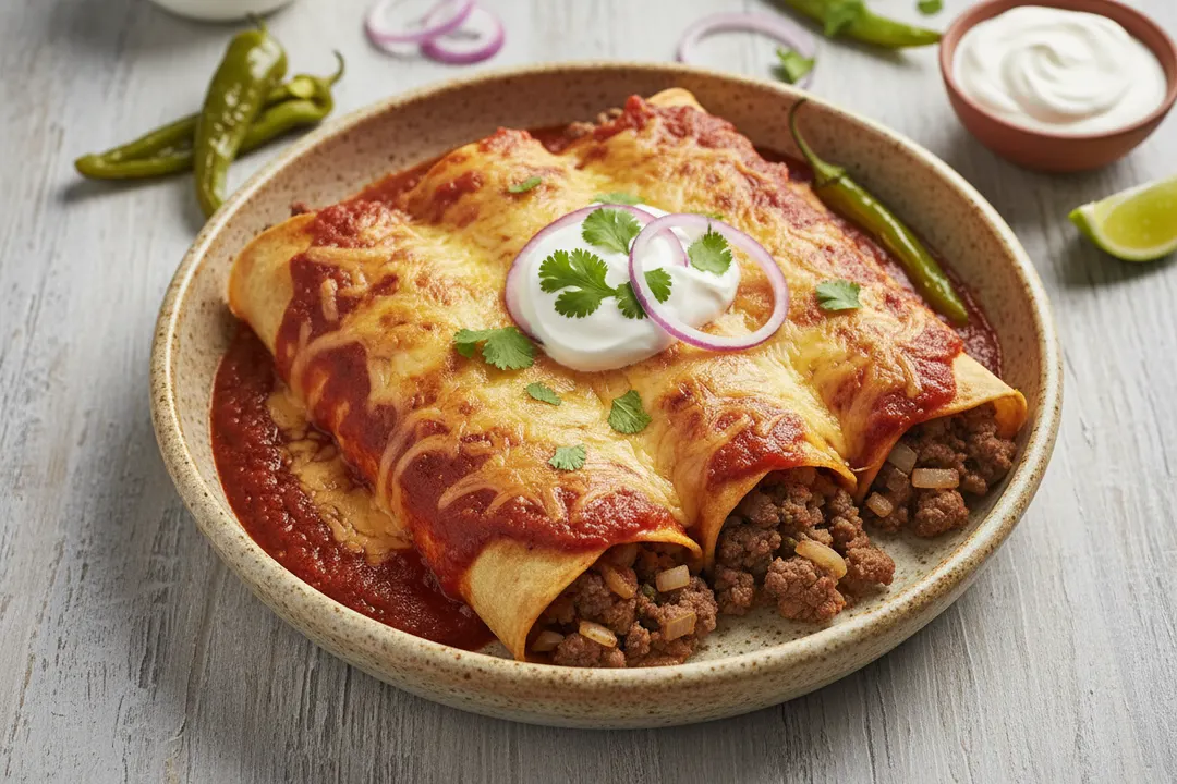 Rindfleisch-Enchiladas