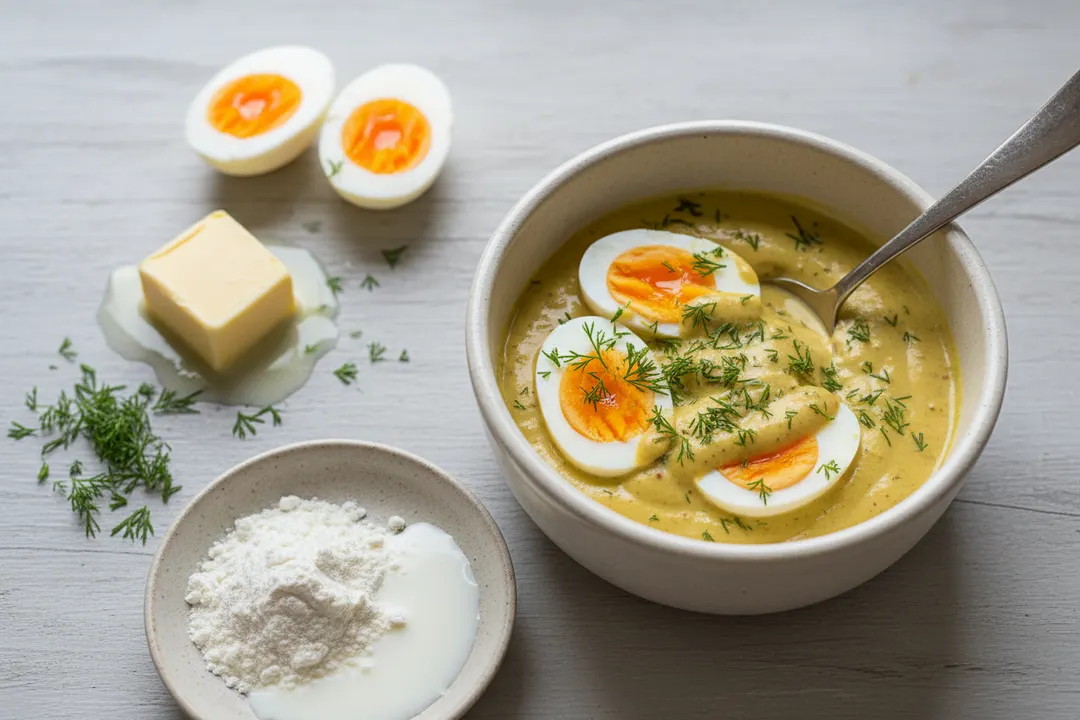 Senfeier (Eggs in Mustard Sauce)