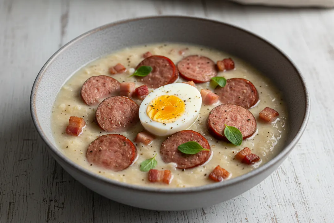 Żurek (Saure Roggensuppe)