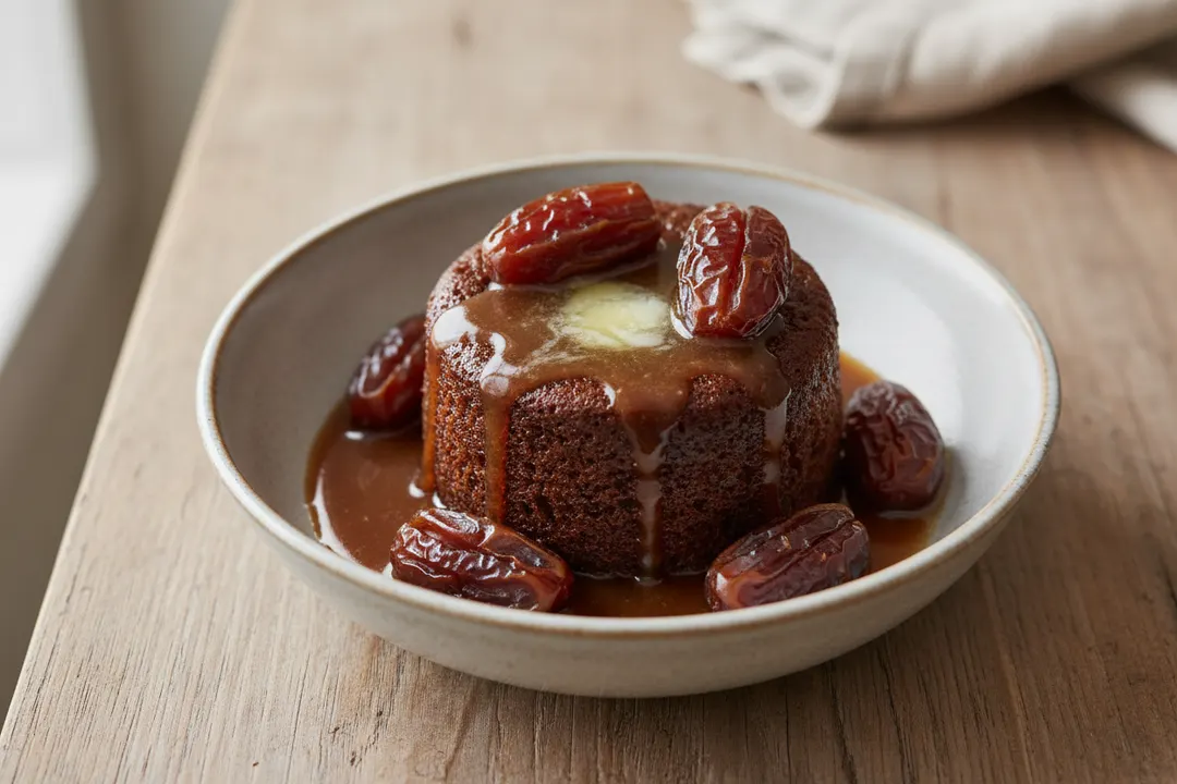 Klebriger Toffee-Pudding