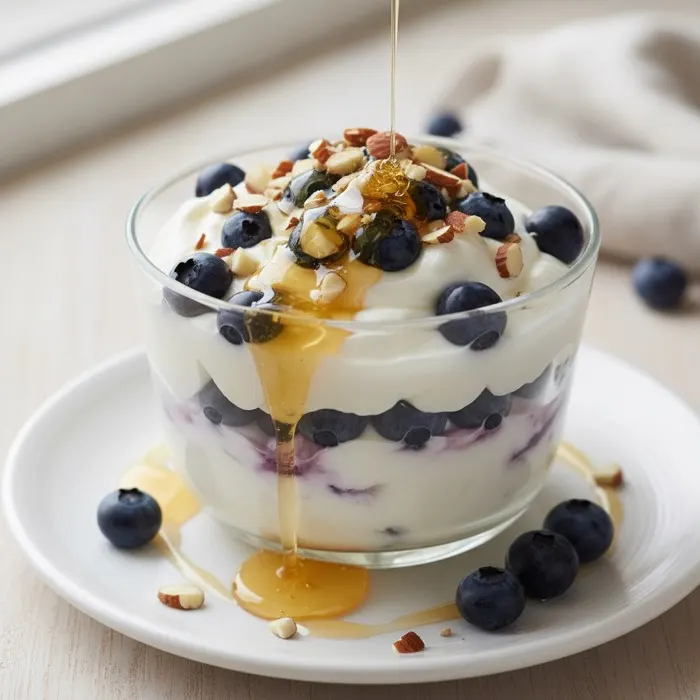 Heidelbeer-Joghurt-Parfait