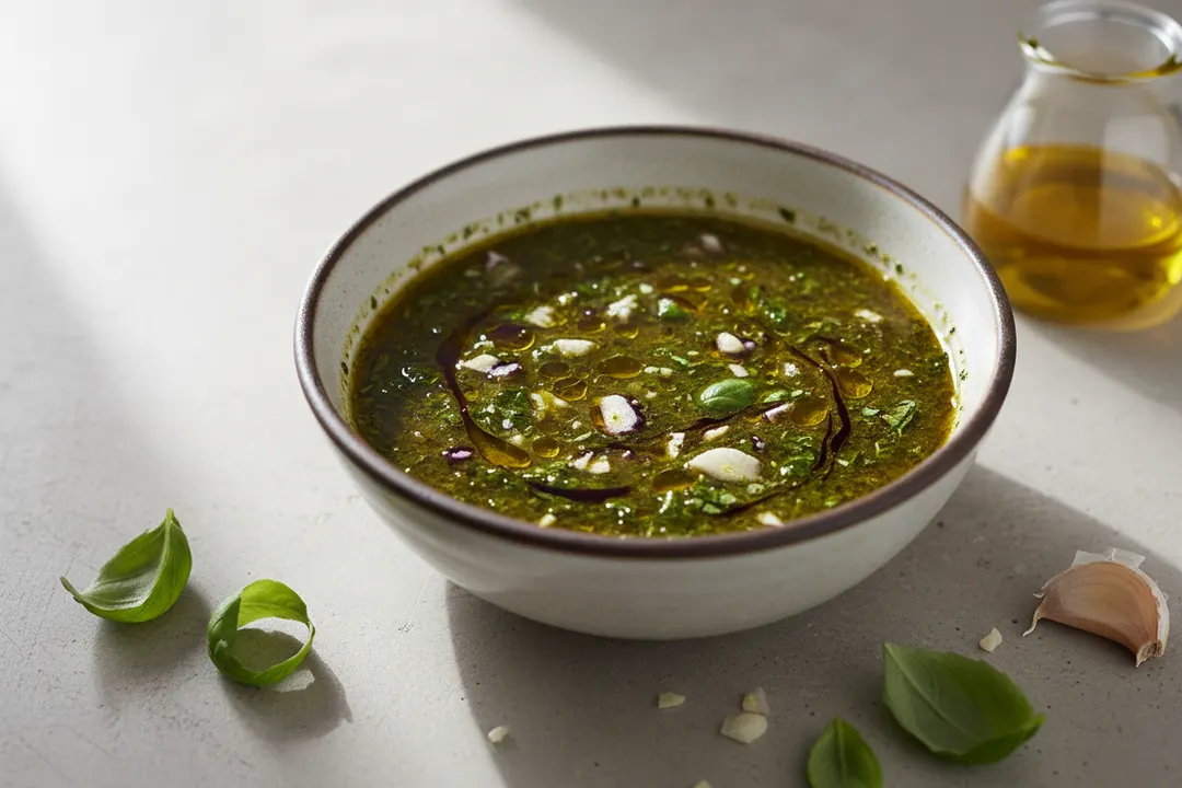 Basilikum-Vinaigrette