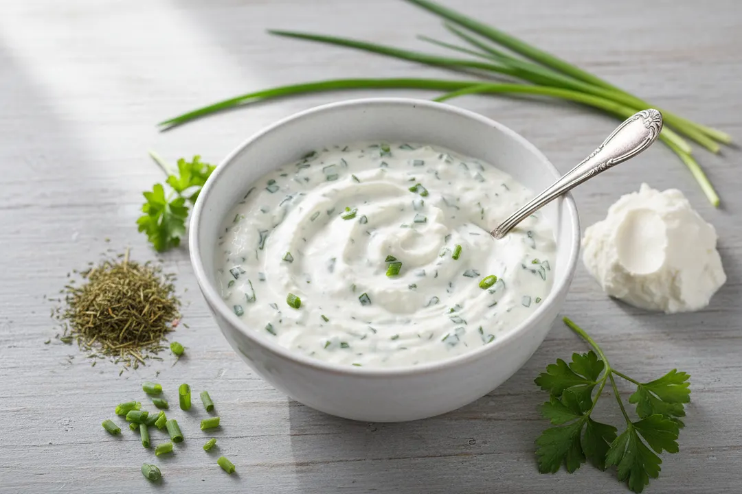 Quark-Kräuter-Dip