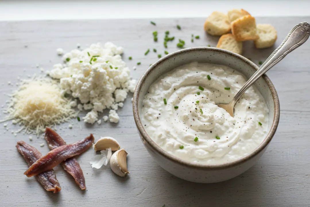 Hüttenkäse-Caesar-Dressing
