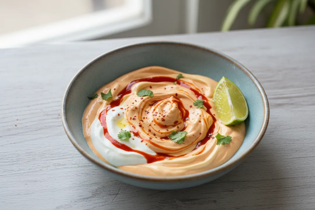Griechischer Joghurt Sriracha Mayo