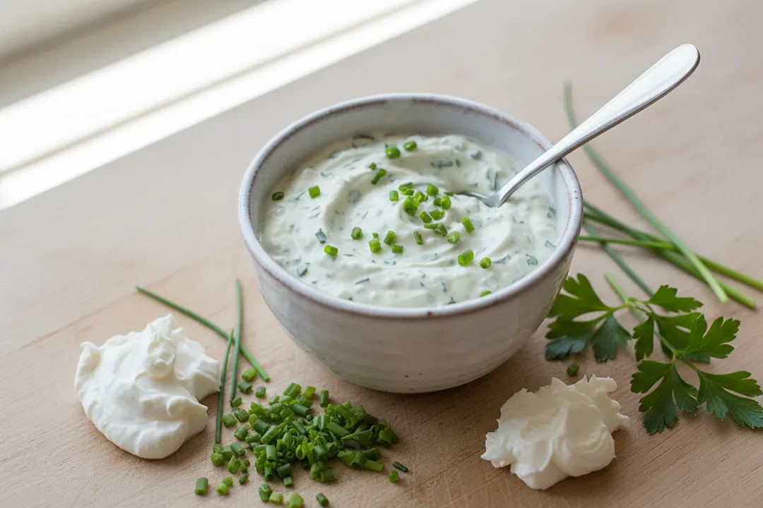 Quark-Frischkäse-Kräuter-Dip