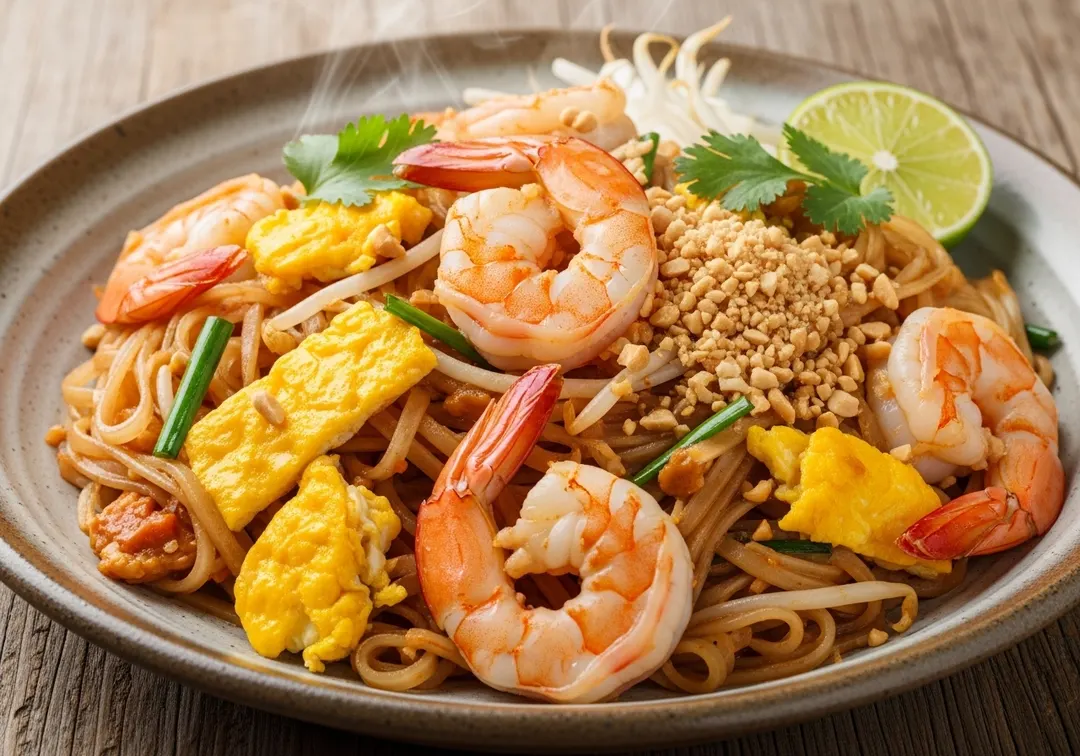 Garnelen Pad Thai