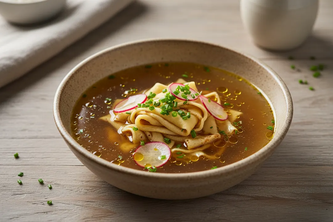 Flädlesuppe (Pancake Soup)