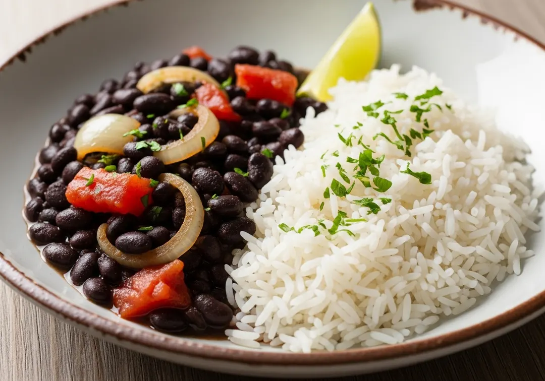 Brasilianischer Schwarze-Bohnen-Eintopf (Vegetarische Feijoada)