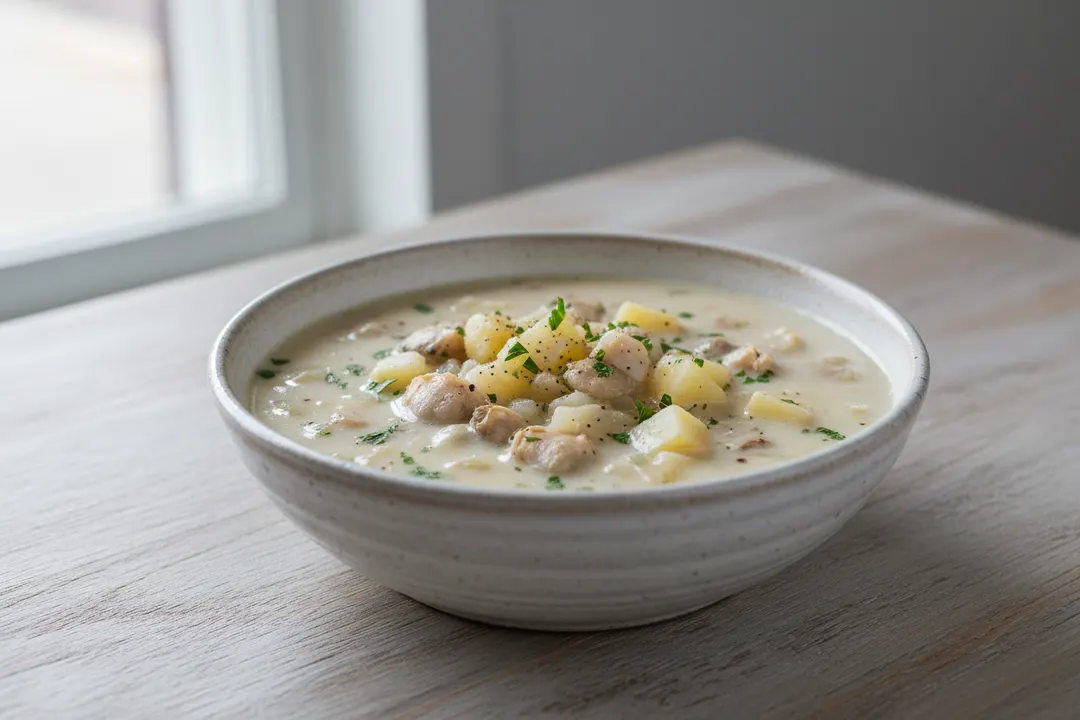 Muschelsuppe aus Neuengland