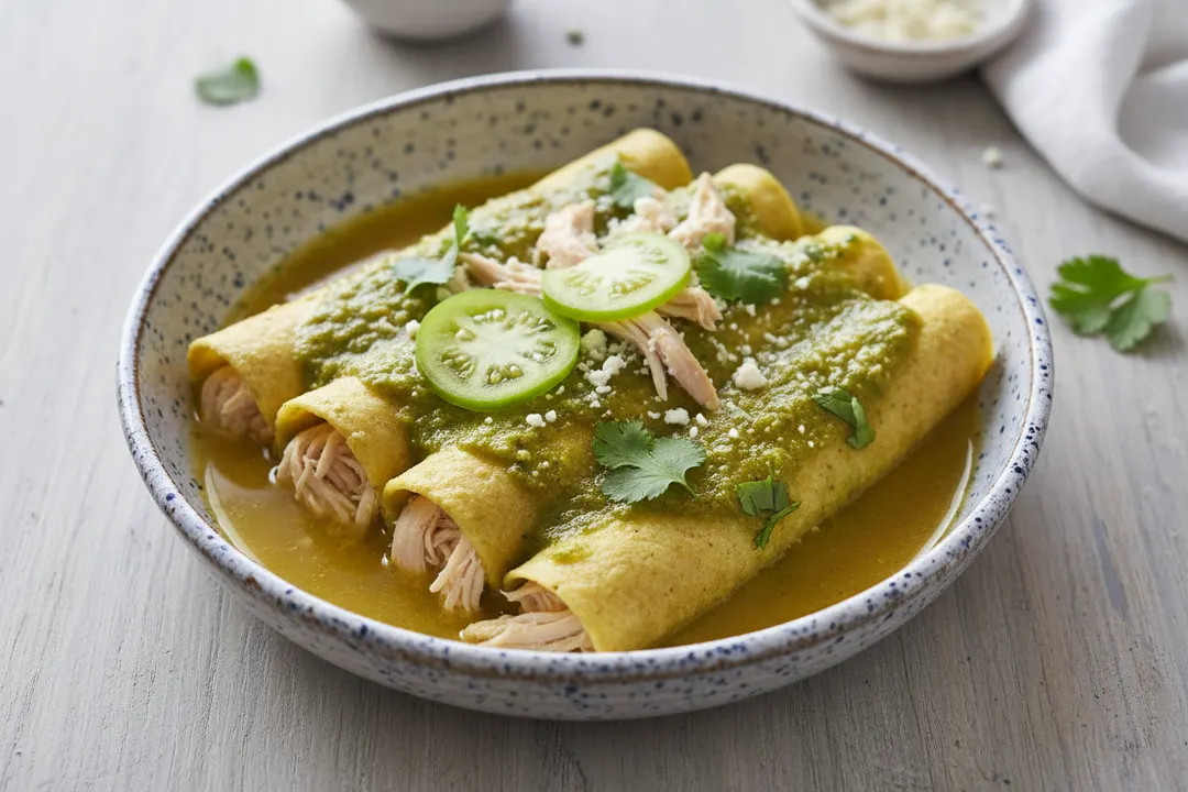 Hähnchen-Enchiladas Verdes