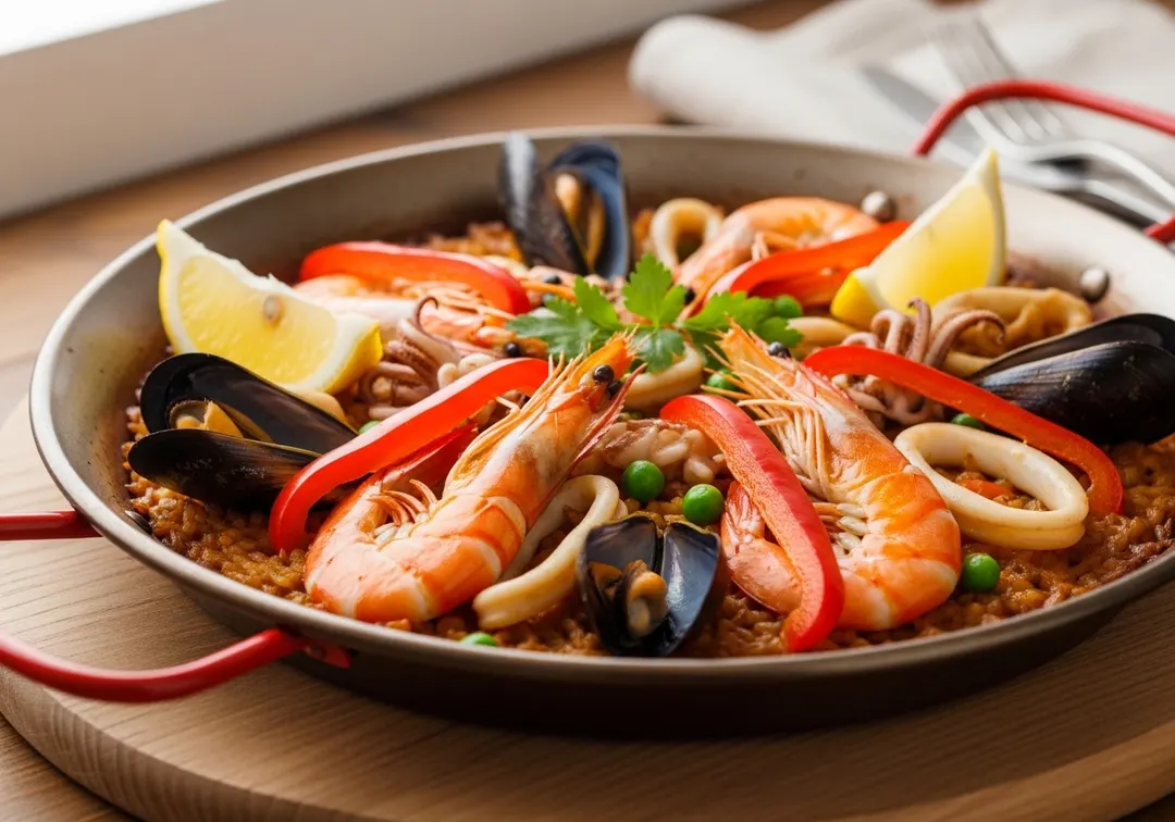 Meeresfrüchte-Paella