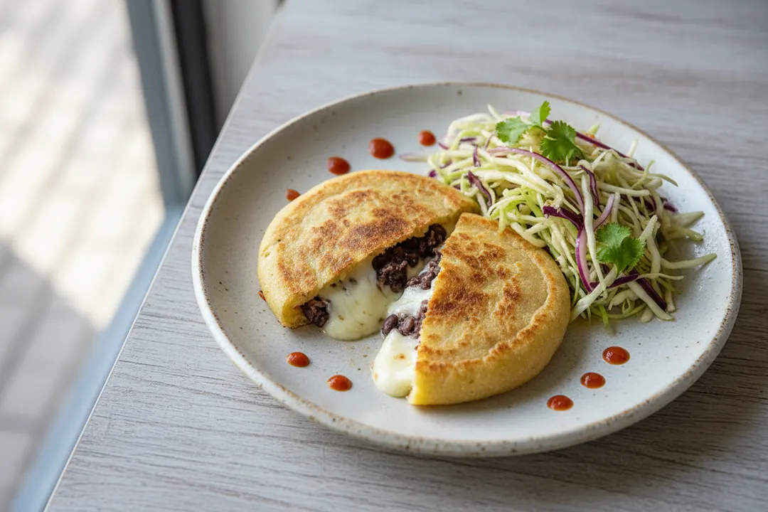 Pupusas con Curtido