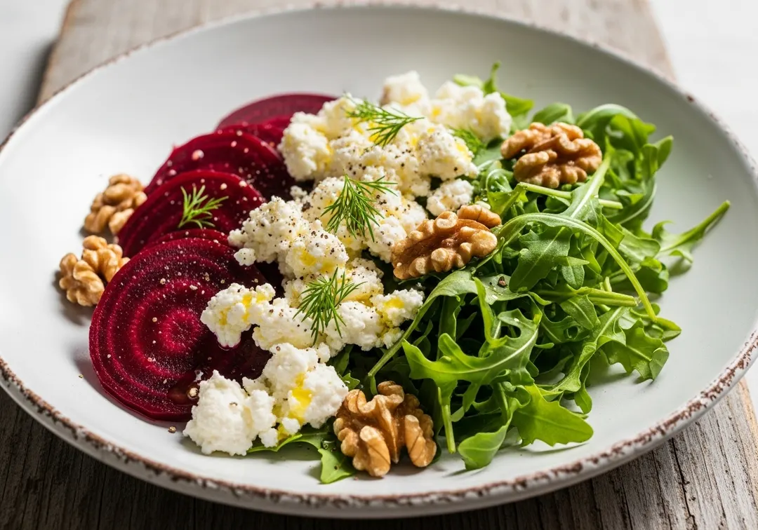 Rote-Bete-Ziegenkäse-Salat