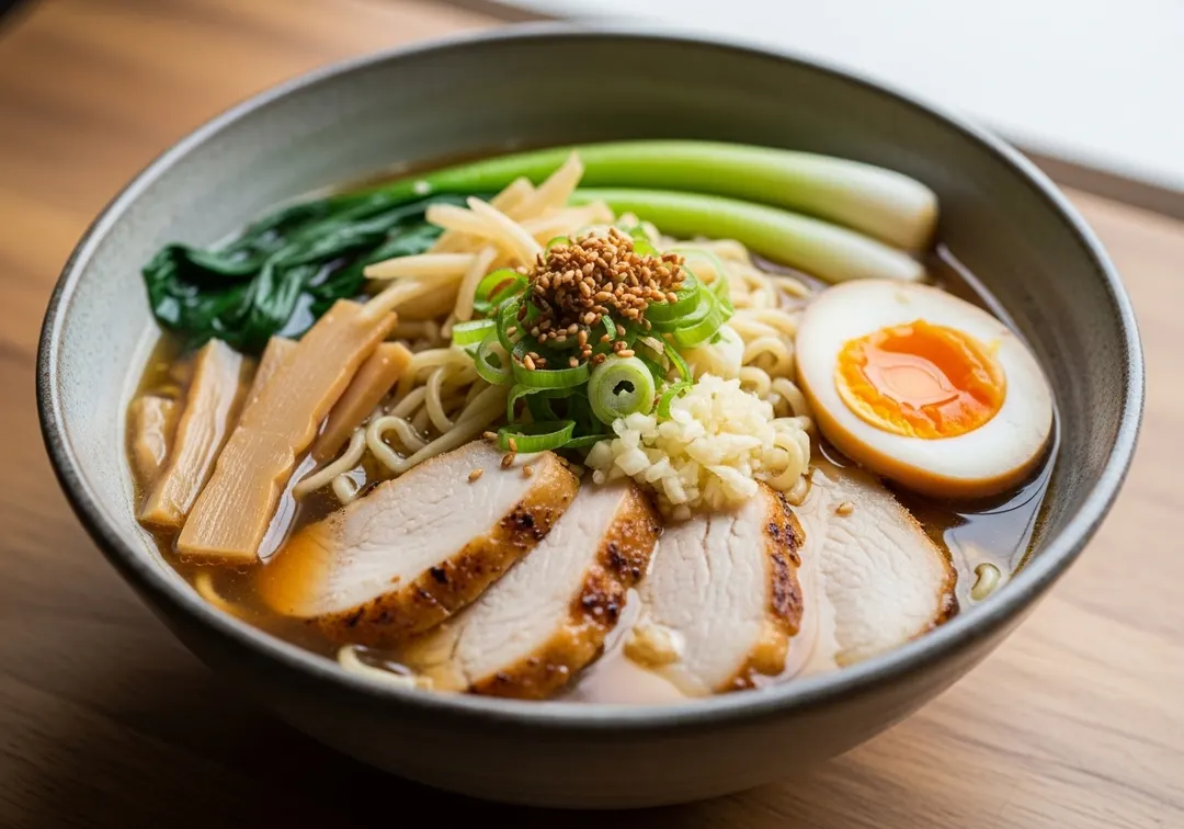 Shoyu-Hähnchen-Ramen