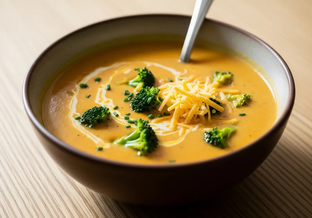 Brokkoli-Cheddar-Suppe