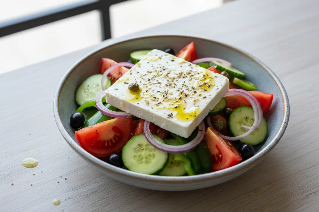 Griechische Dorfsalatschüssel