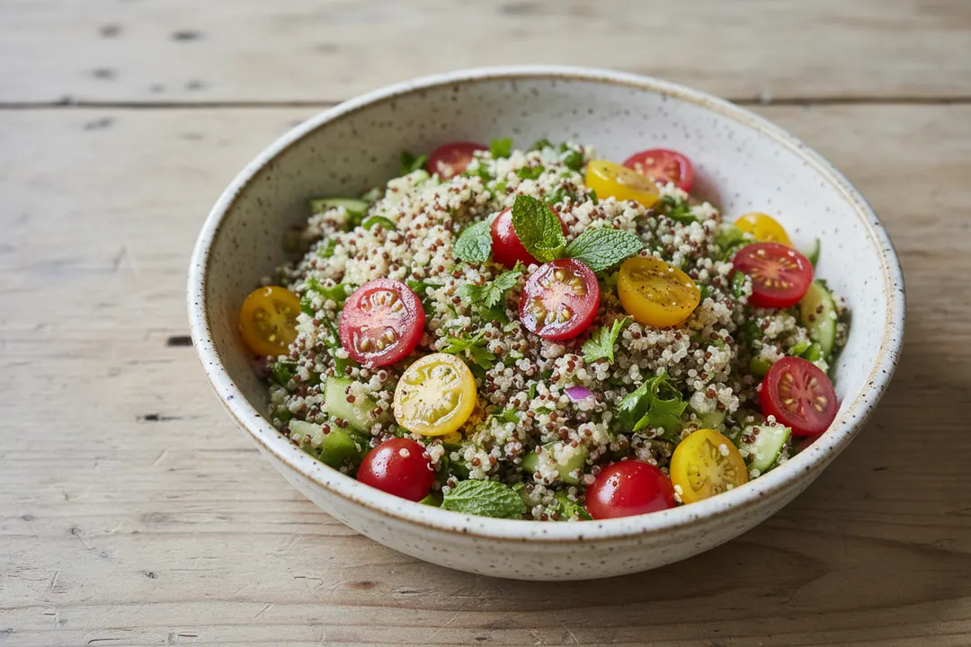 Quinoa-Taboulé-Schüssel