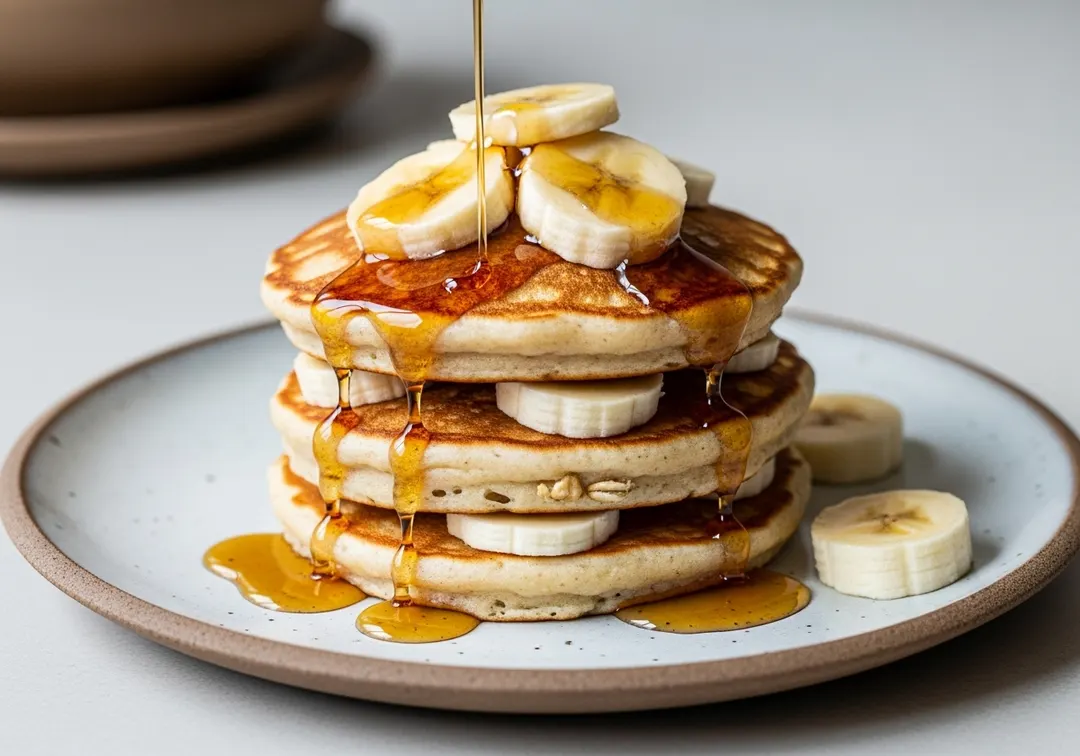 Flauschige Protein-Bananenpfannkuchen
