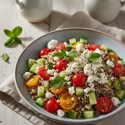 Mediterranean Quinoa Salad with Feta