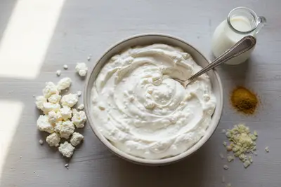 Hüttenkäse-Ranch-Dip