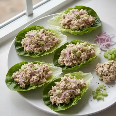Classic Tuna Salad Lettuce Wraps