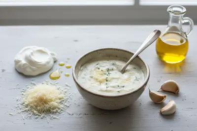 Griechische Joghurt-Nudelsauce