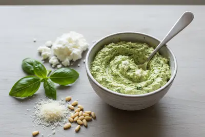 Hüttenkäse-Protein-Pesto