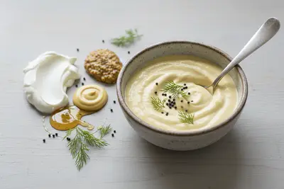 Dill-Senf-Skyr-Sauce