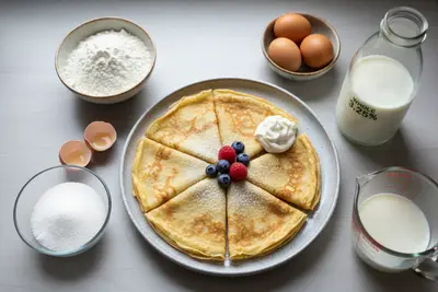 Klassische französische Crêpes
