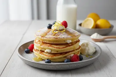 Ricotta-Zitronen-Pfannkuchen