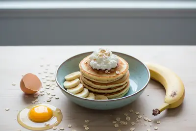 Hüttenkäse-Protein-Pfannkuchen