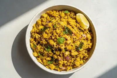 Poha (Indian Flattened Rice)