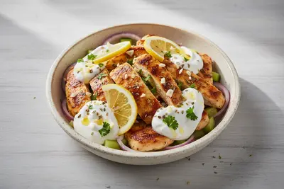 Griechisches Hähnchengyros