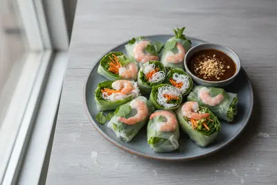 Vietnamesische frische Frühlingsrollen (Gỏi Cuốn)