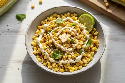Mexikanischer Straßen-Maissalat (Esquites)