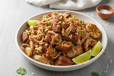 Schweinefleisch-Carnitas