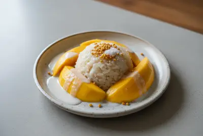 Thailändischer Mango-Klebreis