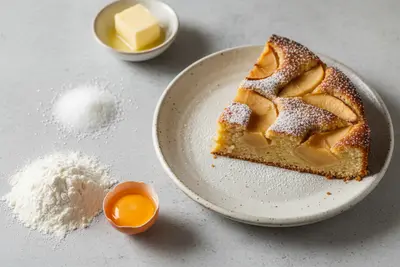 Versunkener Apfelkuchen