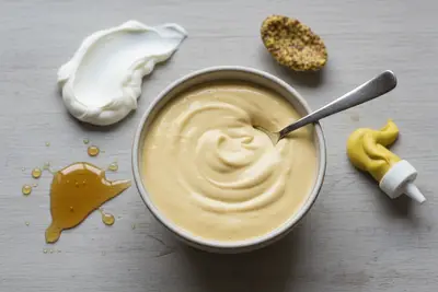 Protein-Honig-Senf-Sauce
