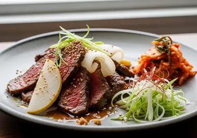 Koreanisches Rindfleisch Bulgogi
