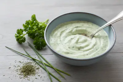 Skyr-Grünkräuter-Dressing