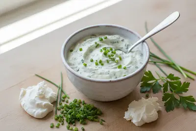 Quark-Frischkäse-Kräuter-Dip
