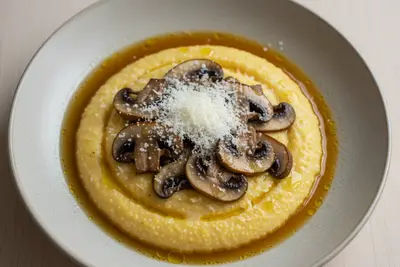 Polenta mit Pilzen